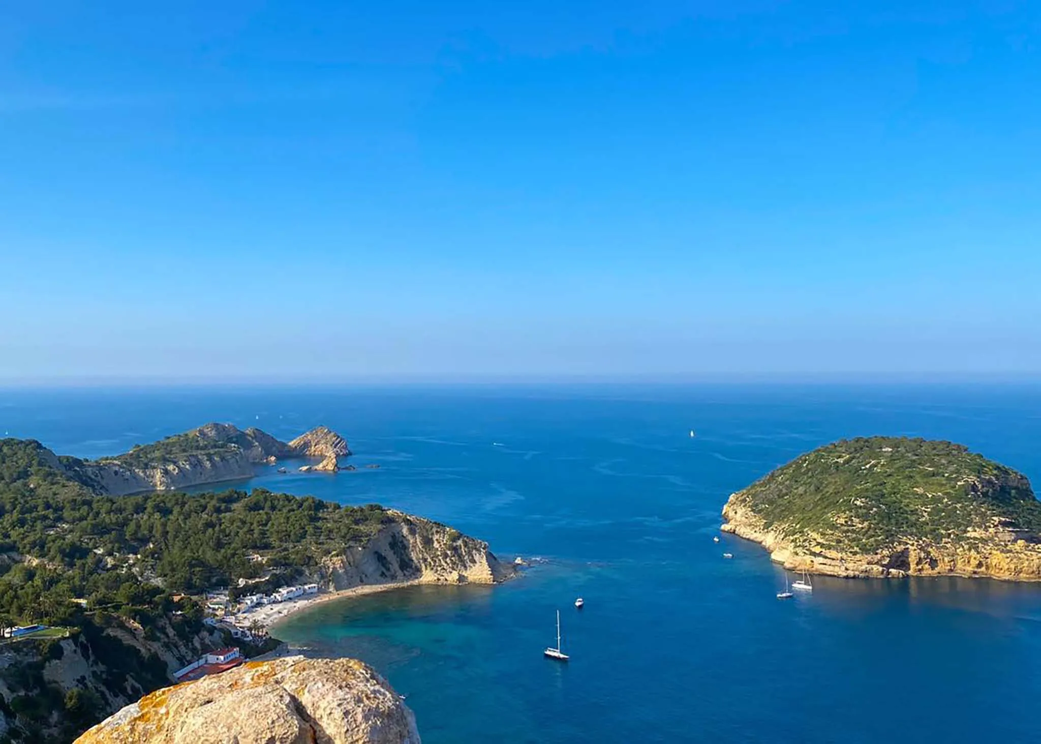 el portitxol de xabia desde el mirador del cap negre