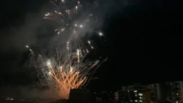 Espectáculo piromusical en las fiestas de Moraira 07