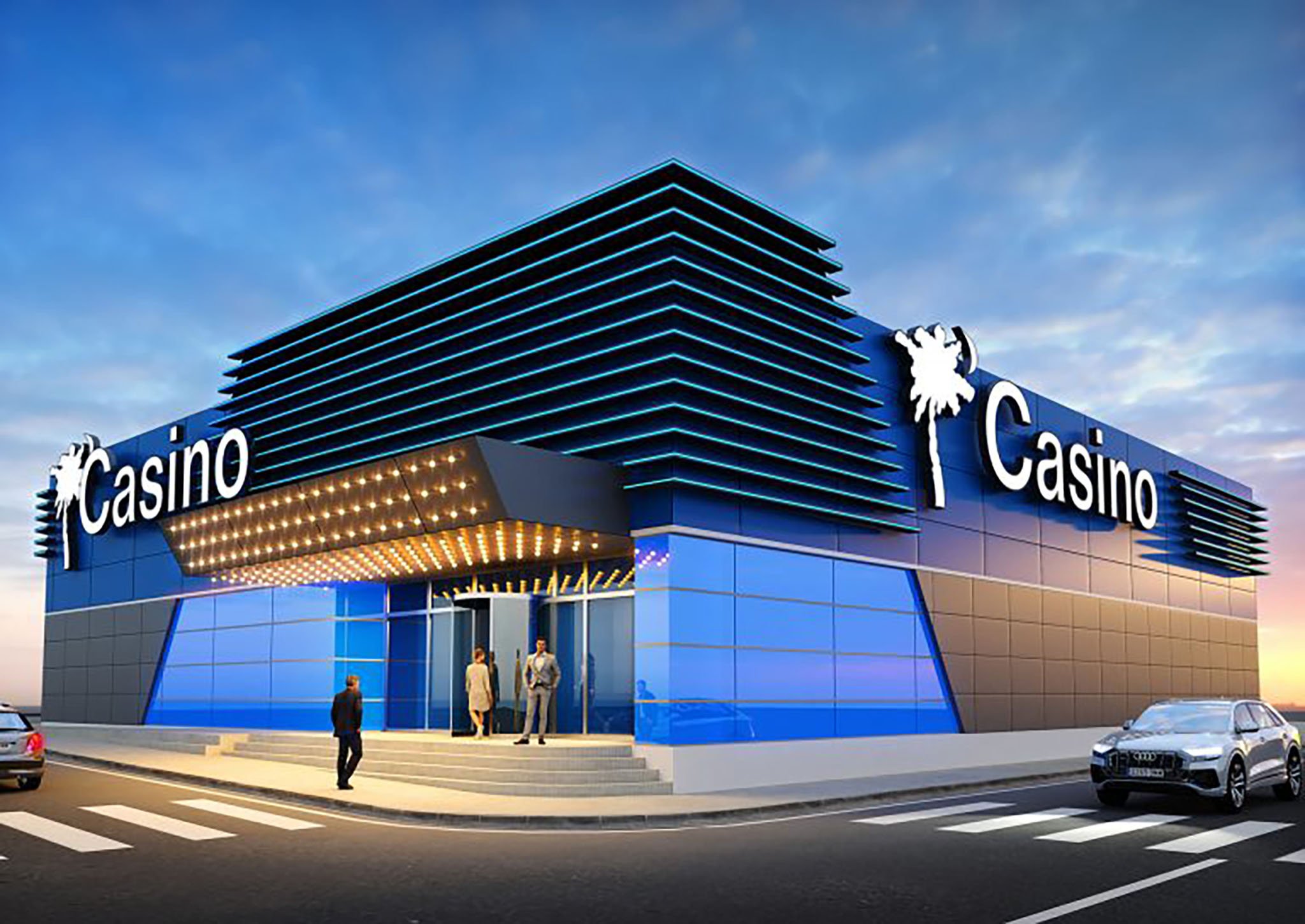 Fachada del futuro casino de Ondara