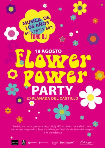 ‘Flower Power Party’ en la ‘Shopping Night’ de Teulada-Moraira
