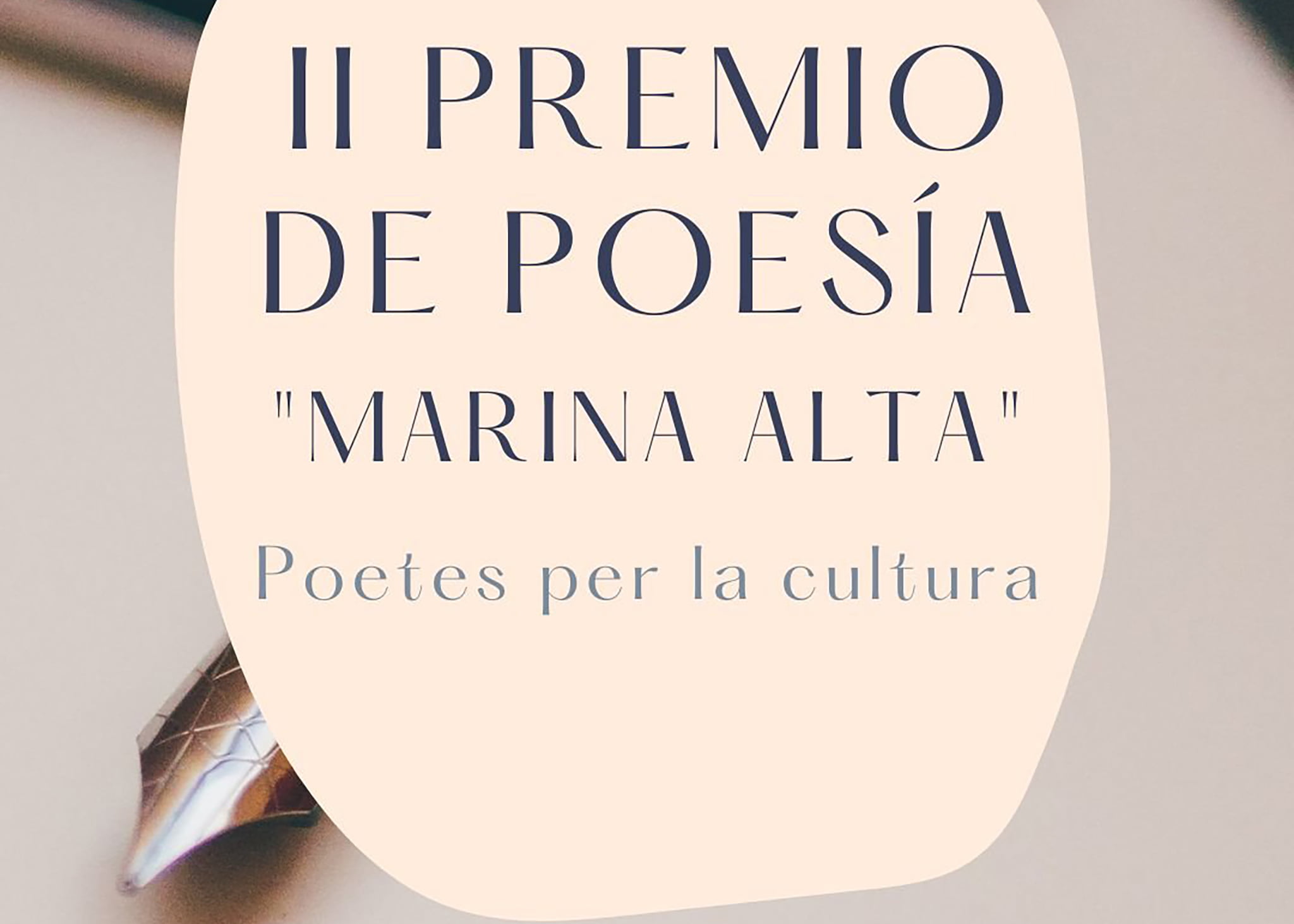 II Premio de Poesía Marina Alta de Poetes per la Cultura