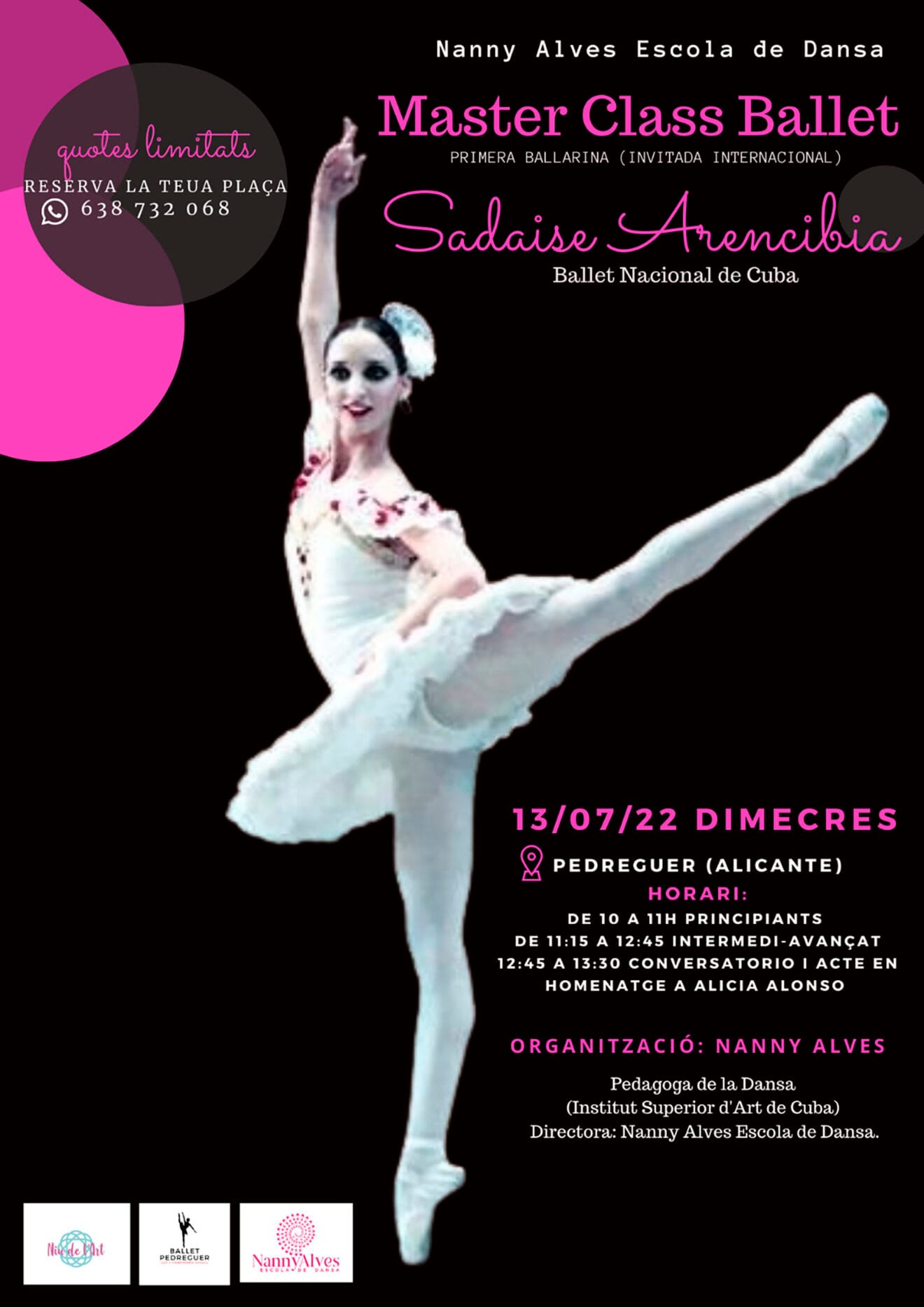 Master Class de Sadaise Arencibia en Pedreguer
