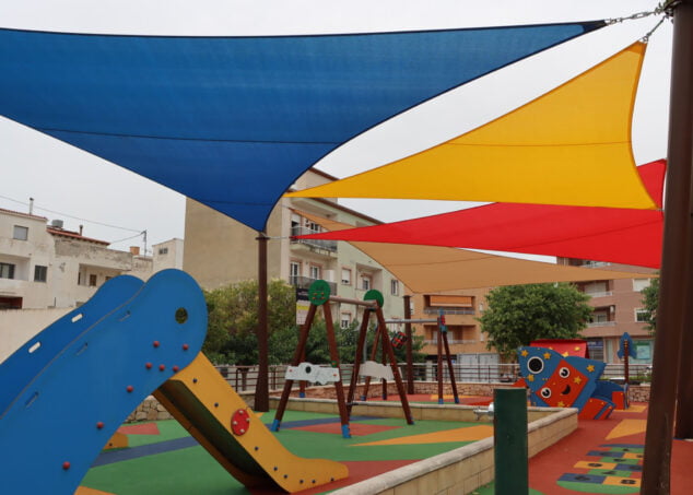 nuevo y mejorado parque infantil en teulada moraira