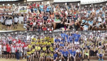 penas y quintadas en la plaza de toros de ondara en las fiestas de 2022