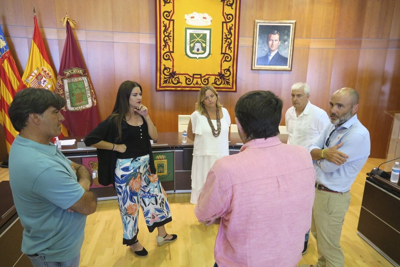 Reunión con la consellera de Agricultura, Mireia Moyà, en Calp