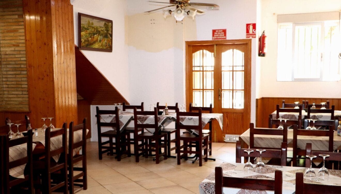 Salón del restaurante La Flor de Eli