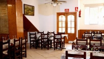 Salón del restaurante La Flor de Eli