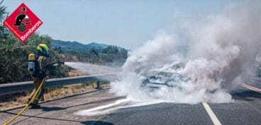 s'incendia un vehicle a benissa