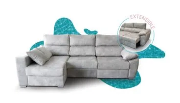 sofa cuba de tres plazas mas chaise longue