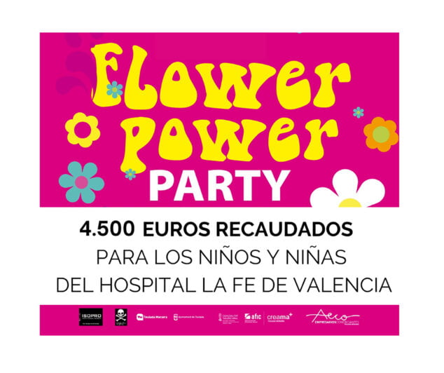Imagen: 4.500 euros recaudados en la Flower Power Party