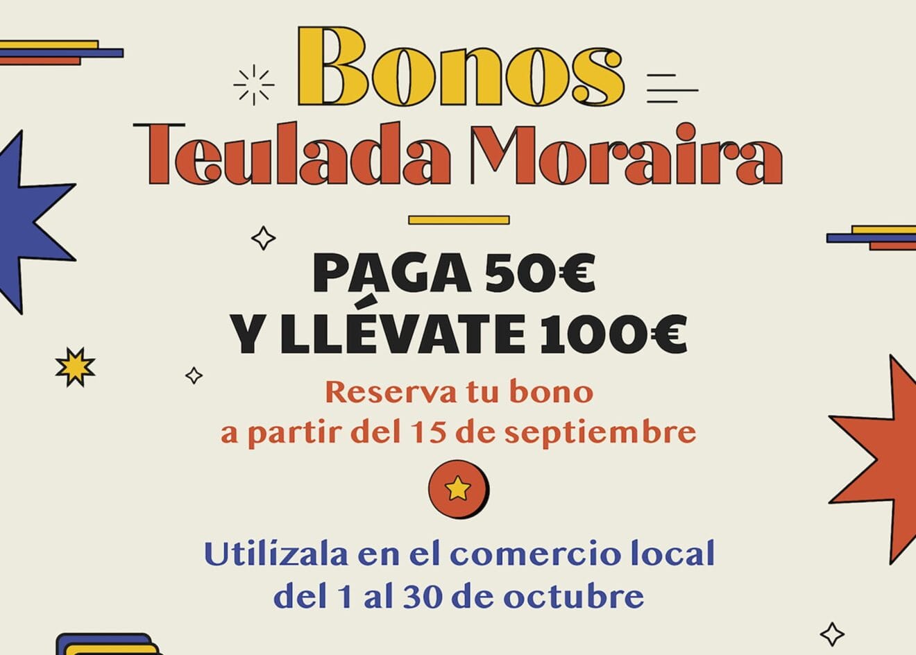 Bonos consumo de Teulada-Moraira