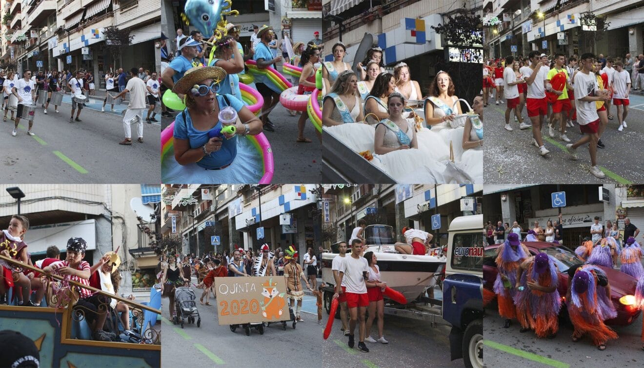Cabalgata fin de fiestas en Calp