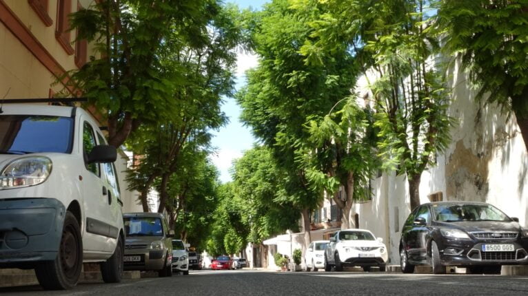 Alicante street in Teulada Moraira