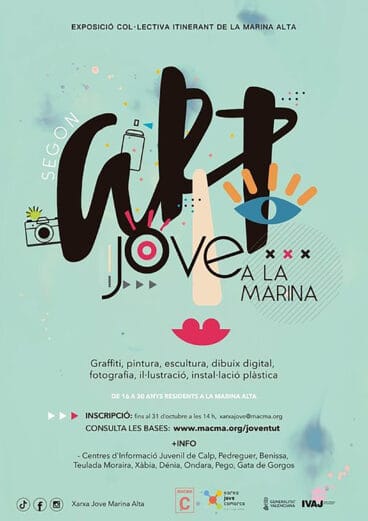 Cartel de inscripción al II Art Jove a la Marina