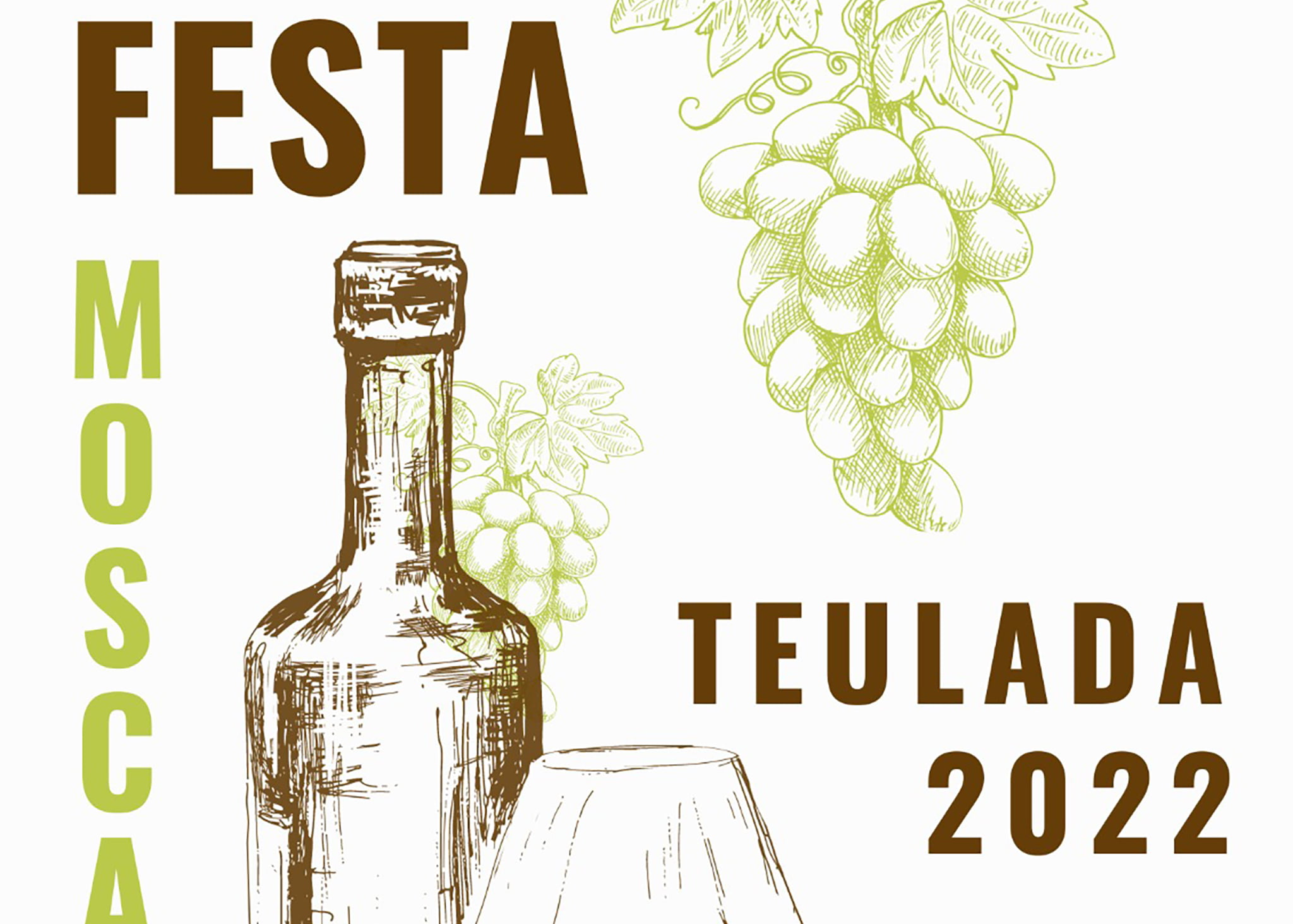 Cartel de la Festa del Moscatell en Teulada-Moraira 2022