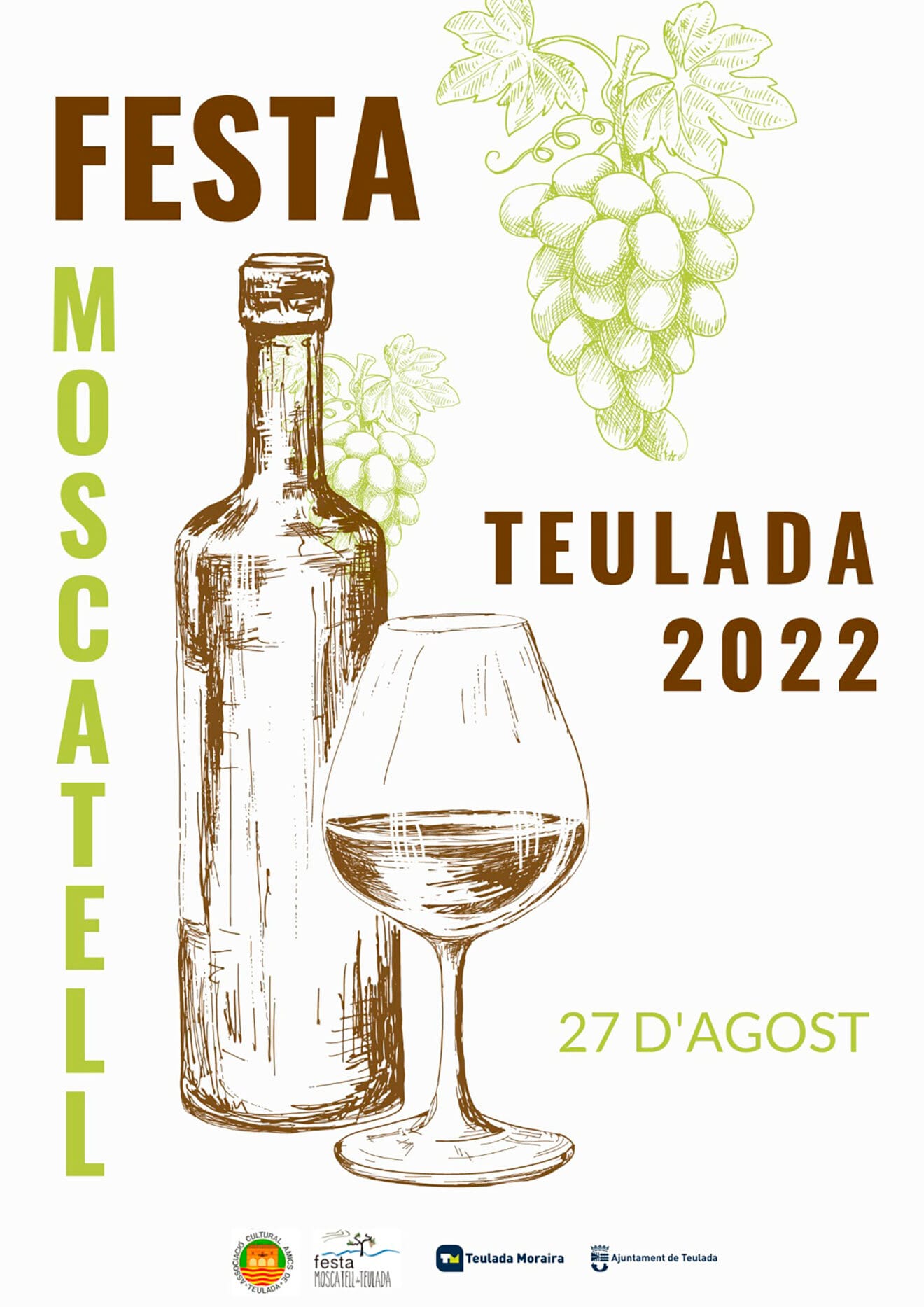 Cartel de la Festa del Moscatell en Teulada-Moraira de este año