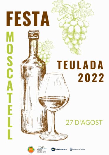 Cartel de la Festa del Moscatell en Teulada-Moraira de este año