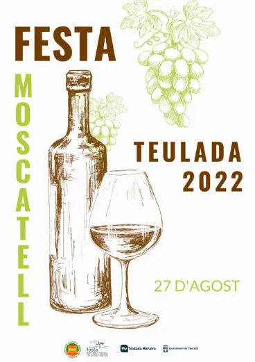 Cartel de la Festa del Moscatell en Teulada-Moraira de este año