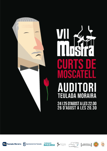 Cartel de la Mostra de Curts de Moscatell Teulada Moraira