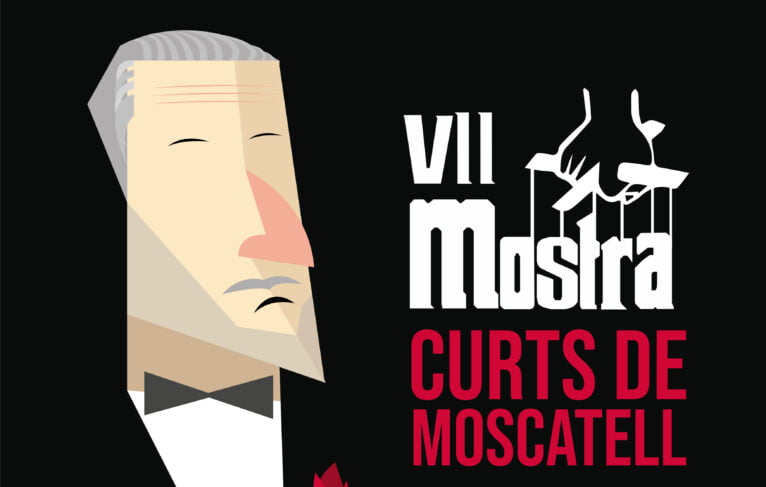 Cartel de la Mostra de Curts de Moscatell Teulada Moraira-