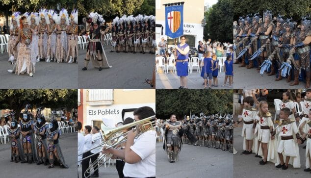 desfile de moros y cristianos de els poblets 2022