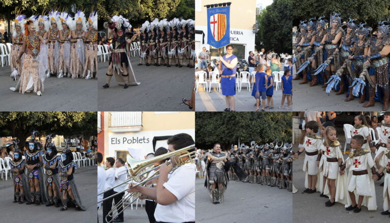 Desfile de moros y cristianos de Els Poblets 2022