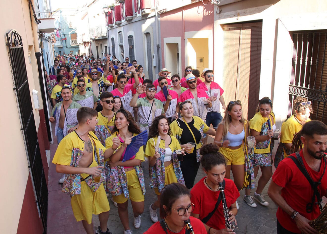 Día de les quintades en las fiestas de Beniarbeig de 2022