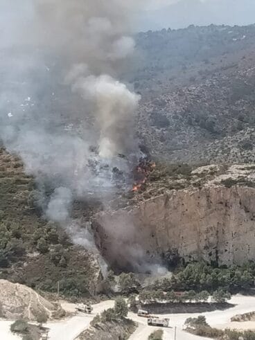 fuego garganta gata de gorgos