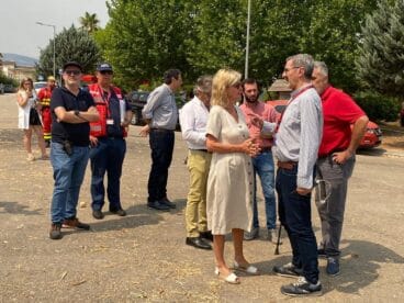 Gabriela Bravo con José Mª Ángel Batalla