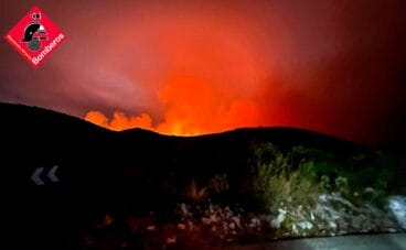 Incendio en Ebo la noche del lunes