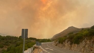 Incendio en la Vall d’Ebo 2