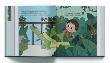 Interior del cuento ‘Simplemente Olivia’