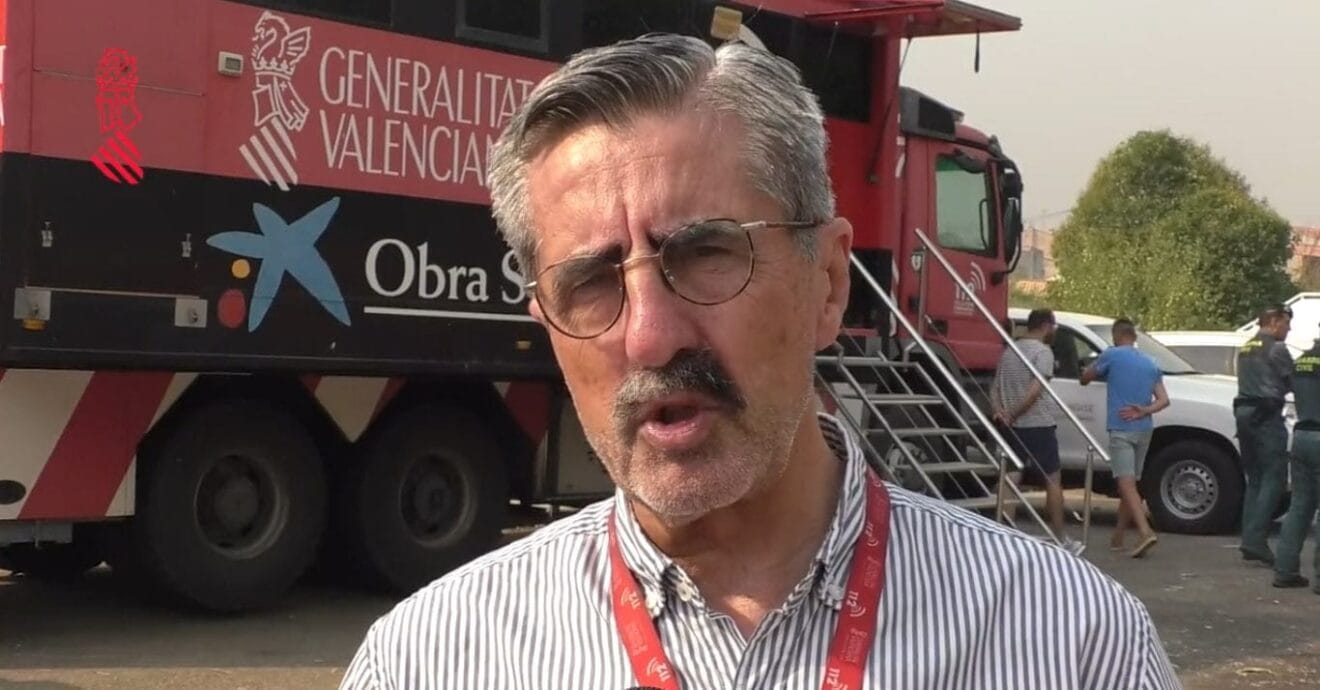 José Ángel Batalla en el PMA de la Vall de Gallinera