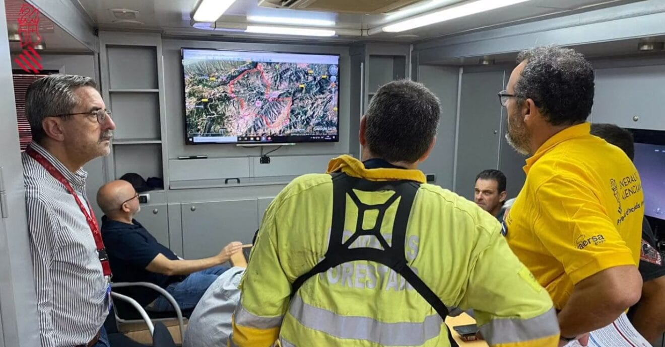 Reunión de coordinación en el PMA de la Vall d'Ebo