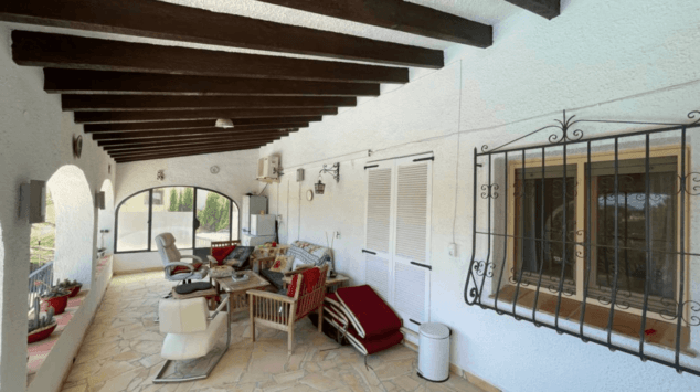 terraza exterior cubierta