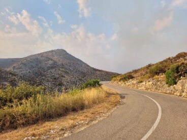 Terreno calcinado de Pego a Vall d’Ebo martes 16 de agosto 14