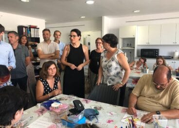 Visita de Aitana Mas, vicepresidenta y consellera de Igualdad y Políticas Inclusivas, en Gata de Gorgos