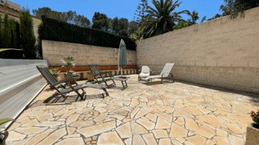 Zona solarium de la vivienda