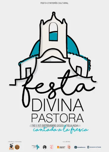 Cartel de la Fiesta de la Divina Pastora de Teulada-Moraira