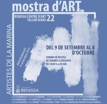 Cartel de la Mostra d’Art de Benissa