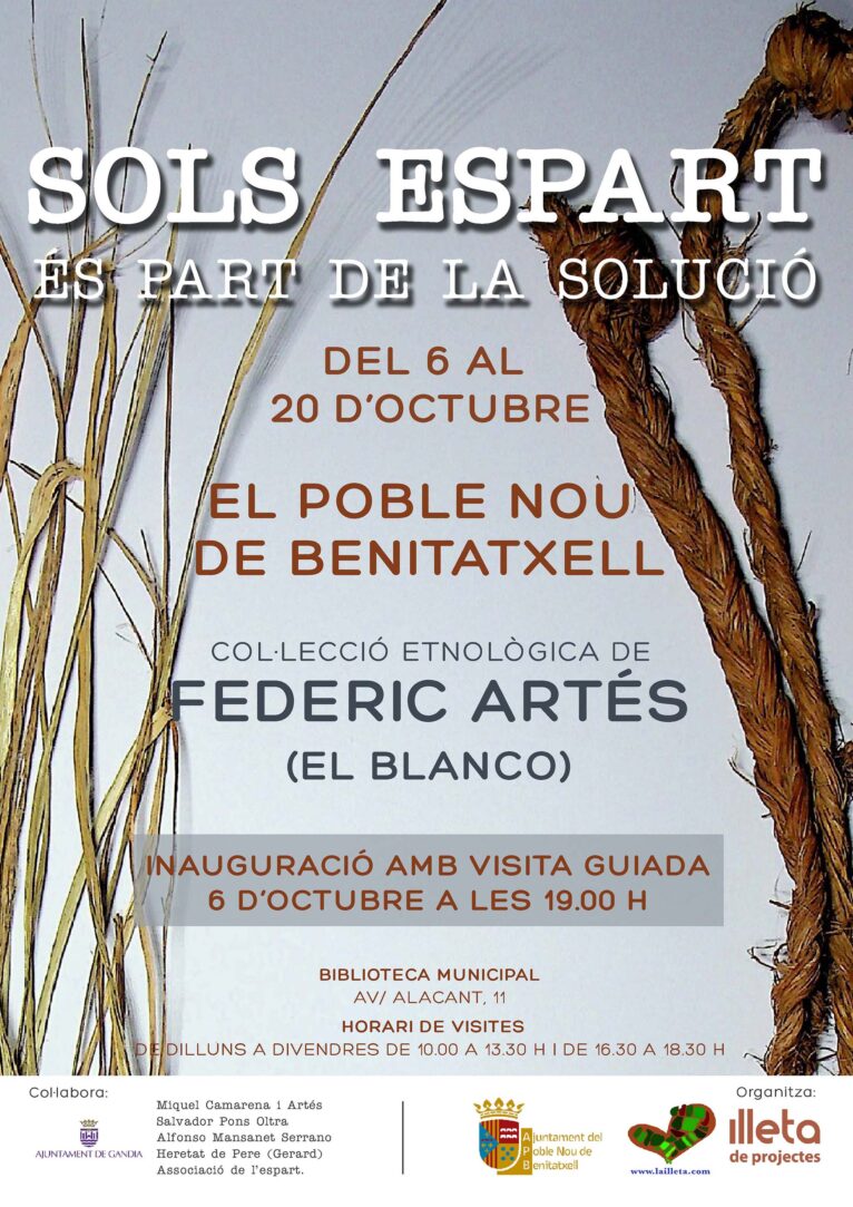 Cartel 'Sols espart és part de la solució'