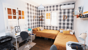 Dormitorio infantil doble del chalet – Arregui Villas