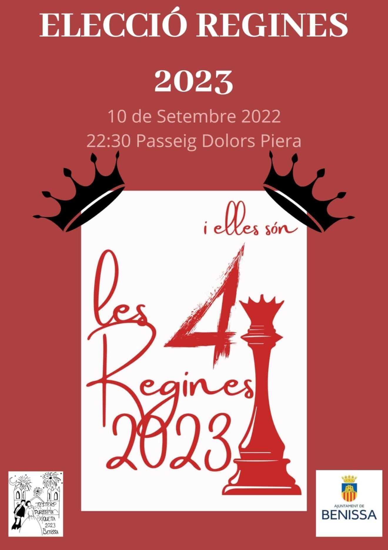 Eleccion Reinas 2022 Benissa