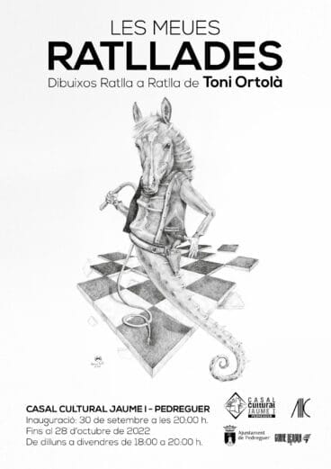 Exposición ‘Les meues ratllades’ de Toní Ortolà en Pedreguer