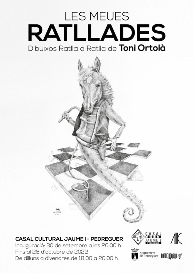 Imagen: Exposición 'Les meues ratllades' de Toní Ortolà en Pedreguer