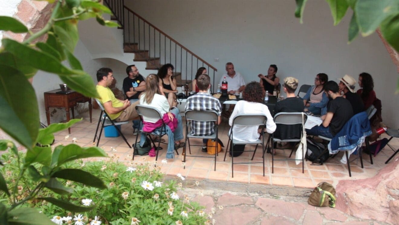 Imagen de archivo de la convivencia de Enclave Land Art en la Vall de Gallinera