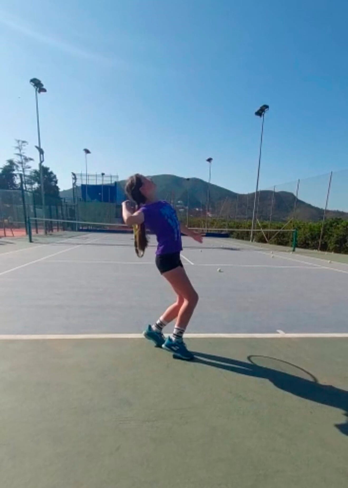 Inés Vicente Sendra en sus entrenos