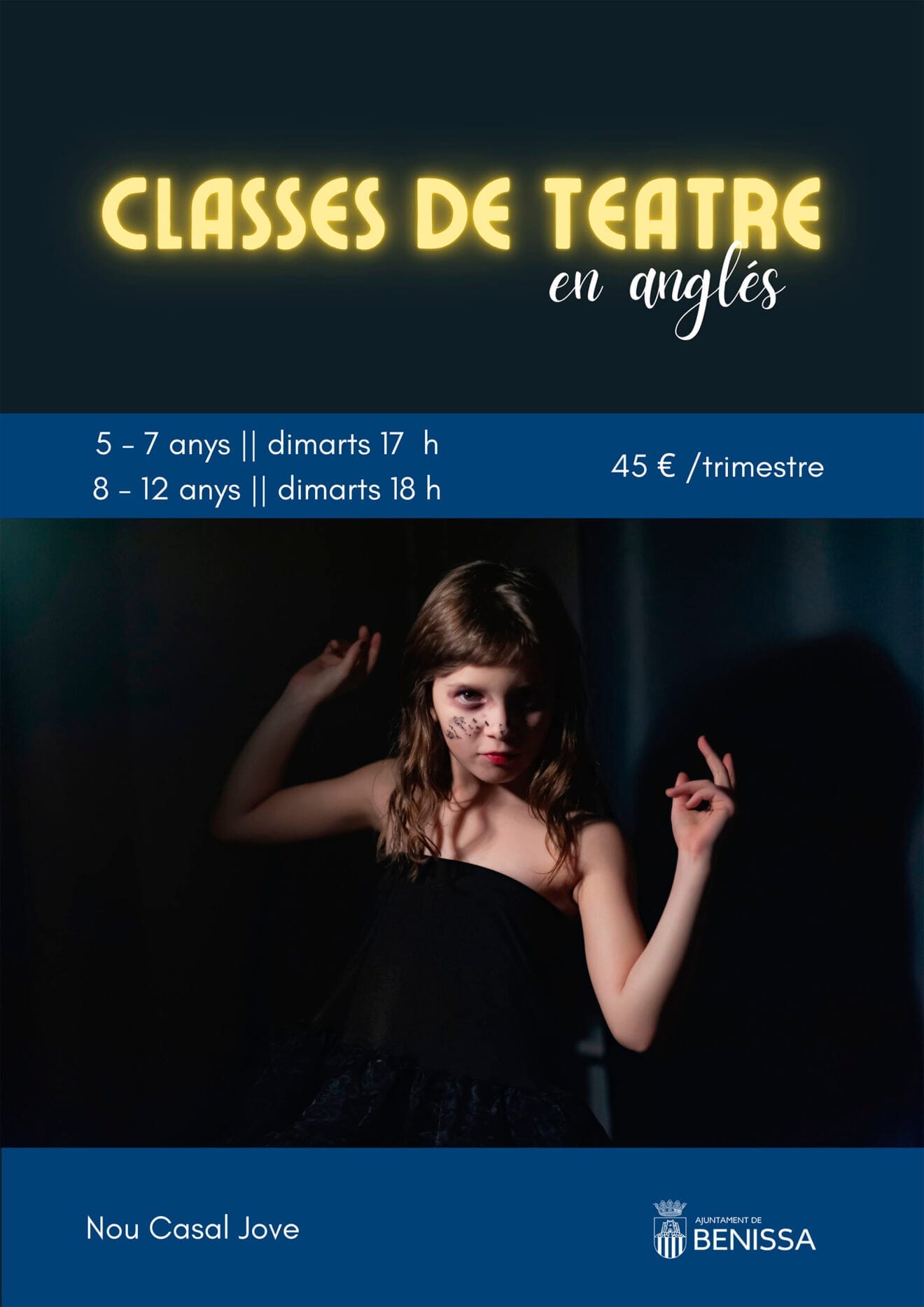 Nuevas clases de teatro en inglés para jóvenes estudiantes en Benissa