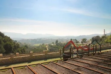 parque mirador en la plaza gabriel miro de teulada moraira