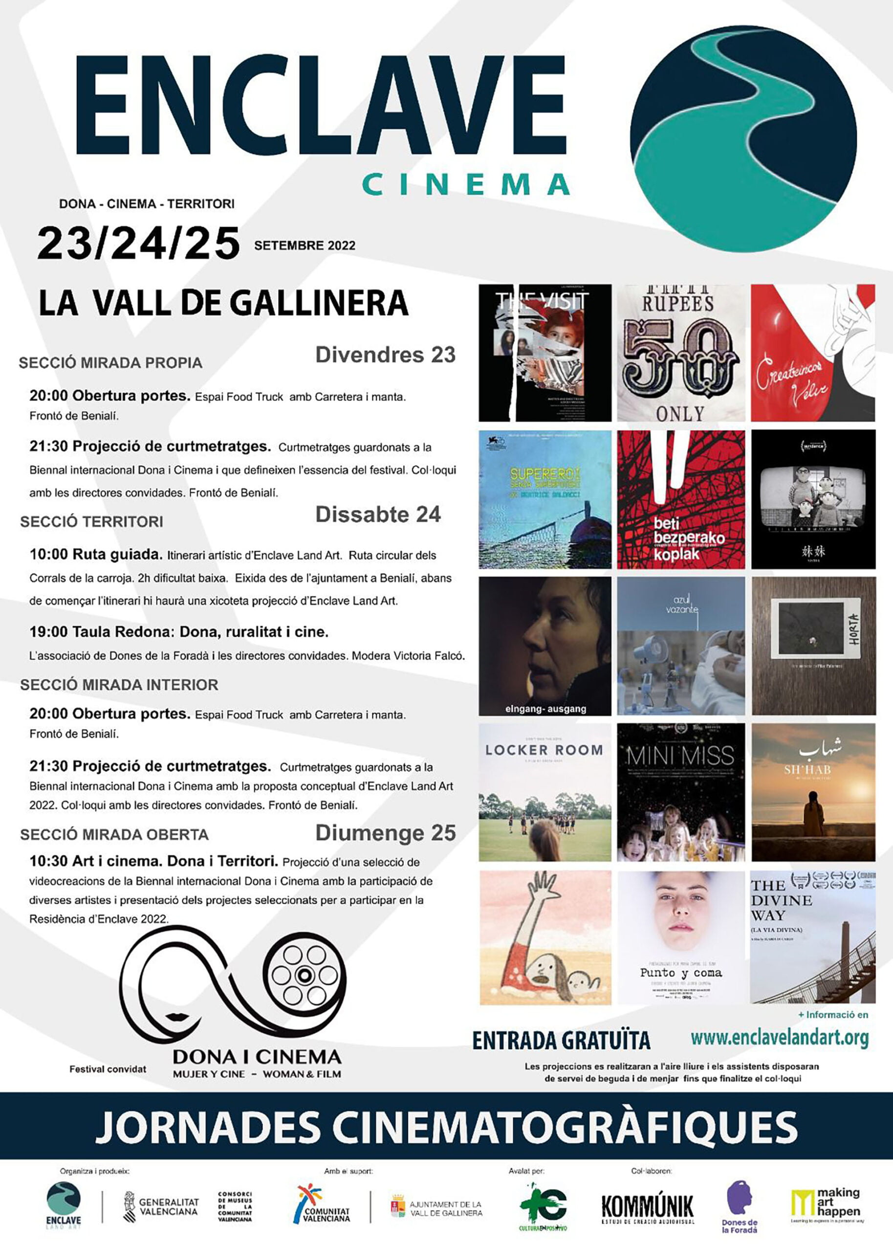 Programa completo de Enclave Cinema de la Vall de Gallinera